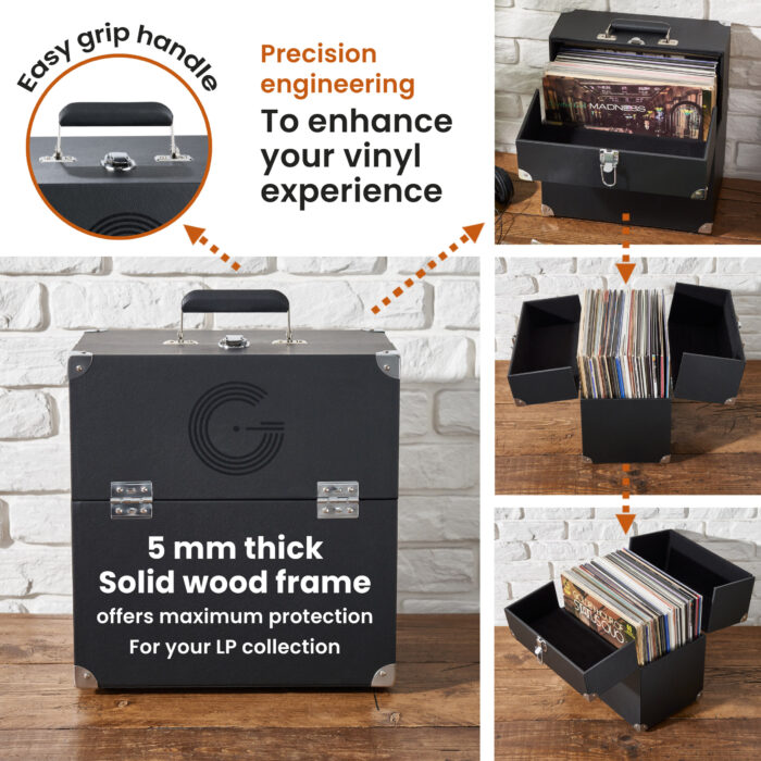 LP Storage Case With Double Hinged Flaps - Image 11