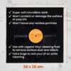 Lint Free Vinyl Record Microfibre Cleaning Cloth - Image 3