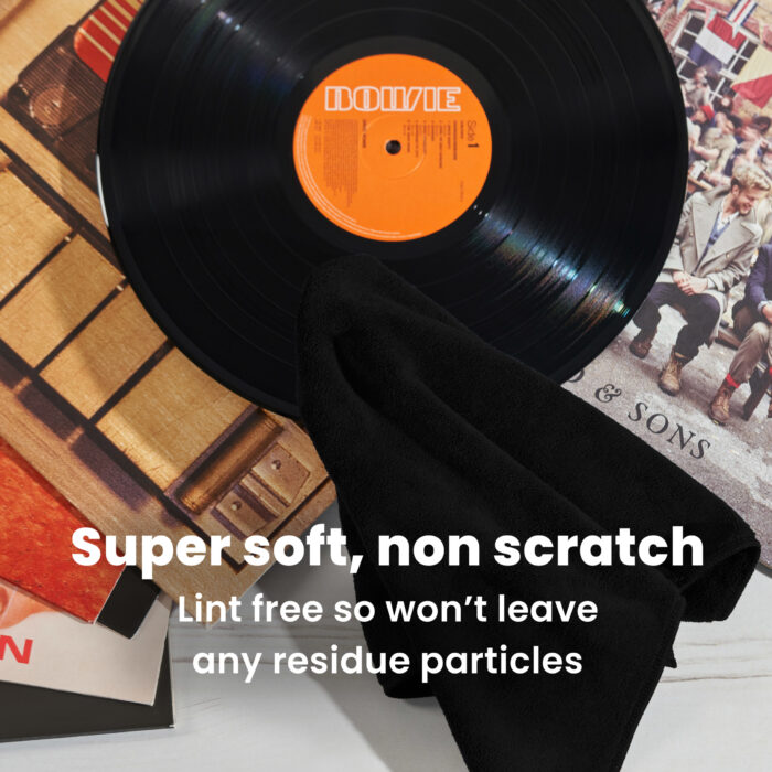 Lint Free Vinyl Record Microfibre Cleaning Cloth - Image 4