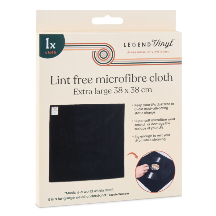 Lint Free Vinyl Record Microfibre Cleaning Cloth - Image 8