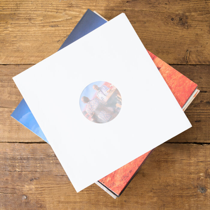 12" Paper Inner Record Sleeves with HDPE Bag lining - Pack of 25 Sleeves - White - Image 4