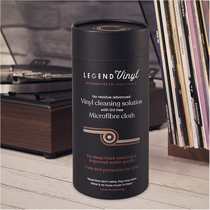 Professional Grade Vinyl Record Cleaning Solution and Microfibre Cloth Set - Image 8